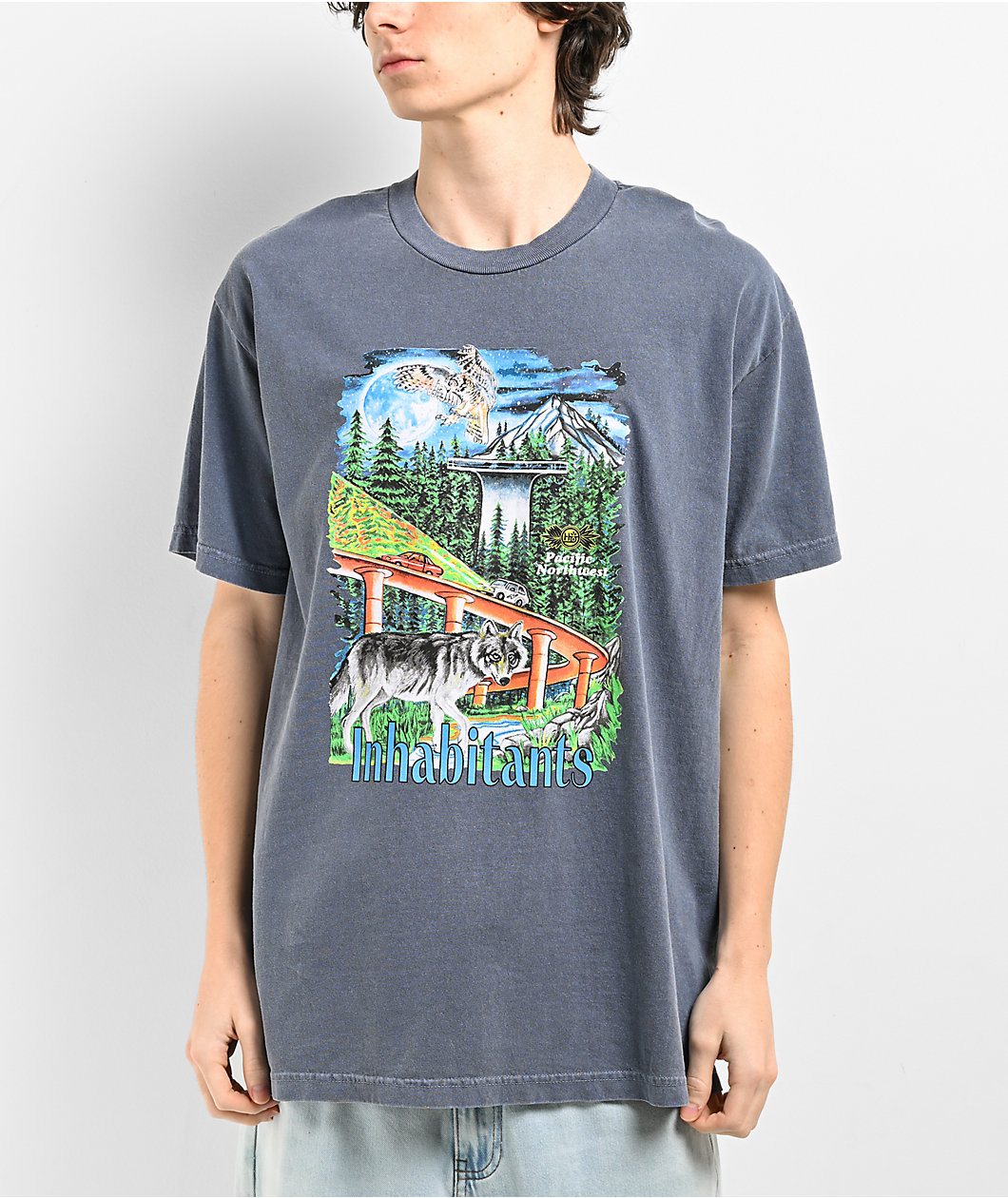 Habitat PNW Inhabitants Navy T-Shirt