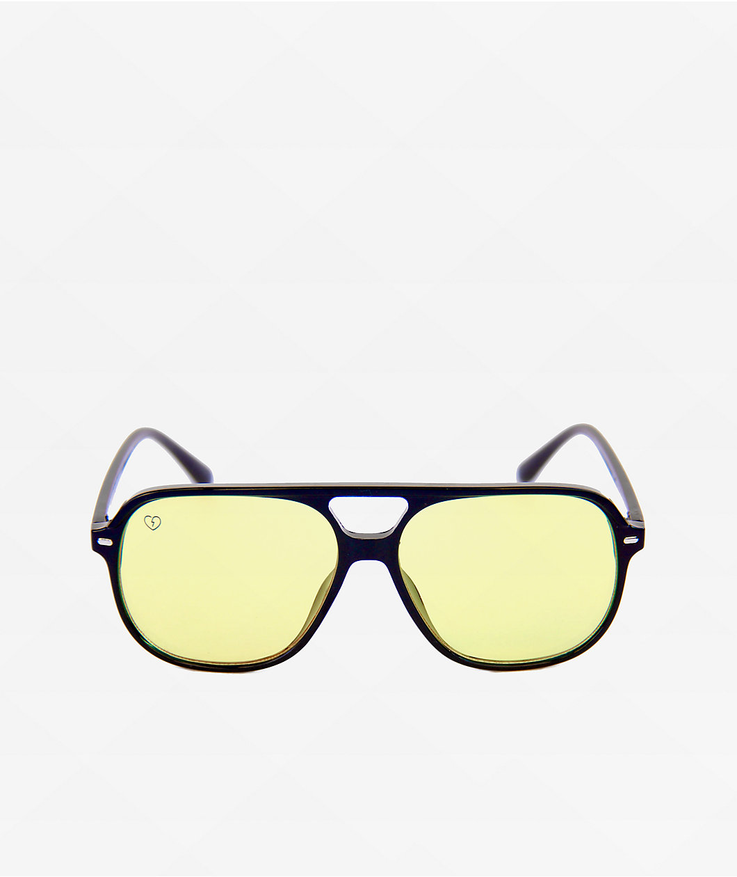 Happy Hour x Wenzday The Dukes Black & Yellow Sunglasses