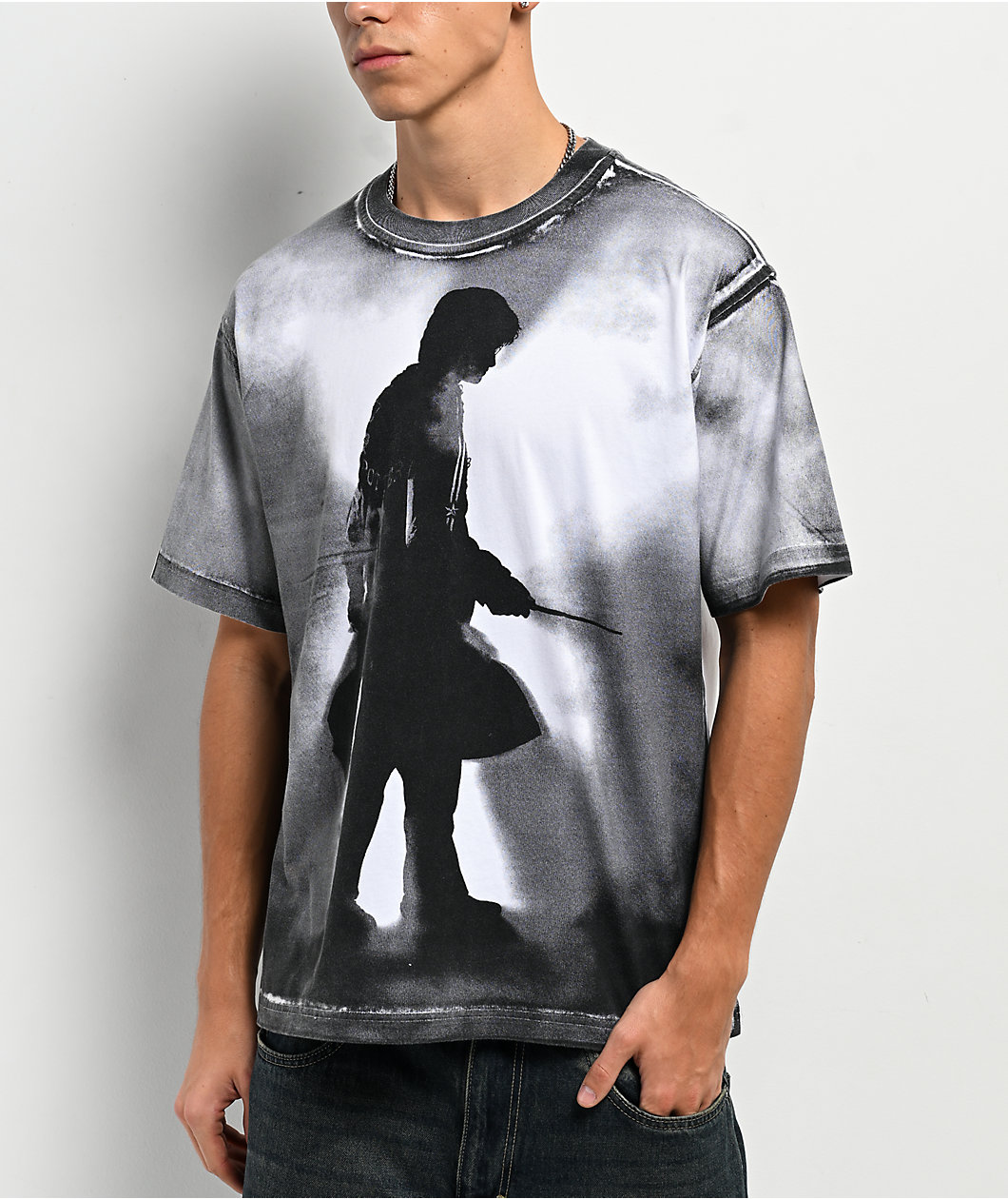 Harry Potter x Welcome Shadow White Wash T-Shirt