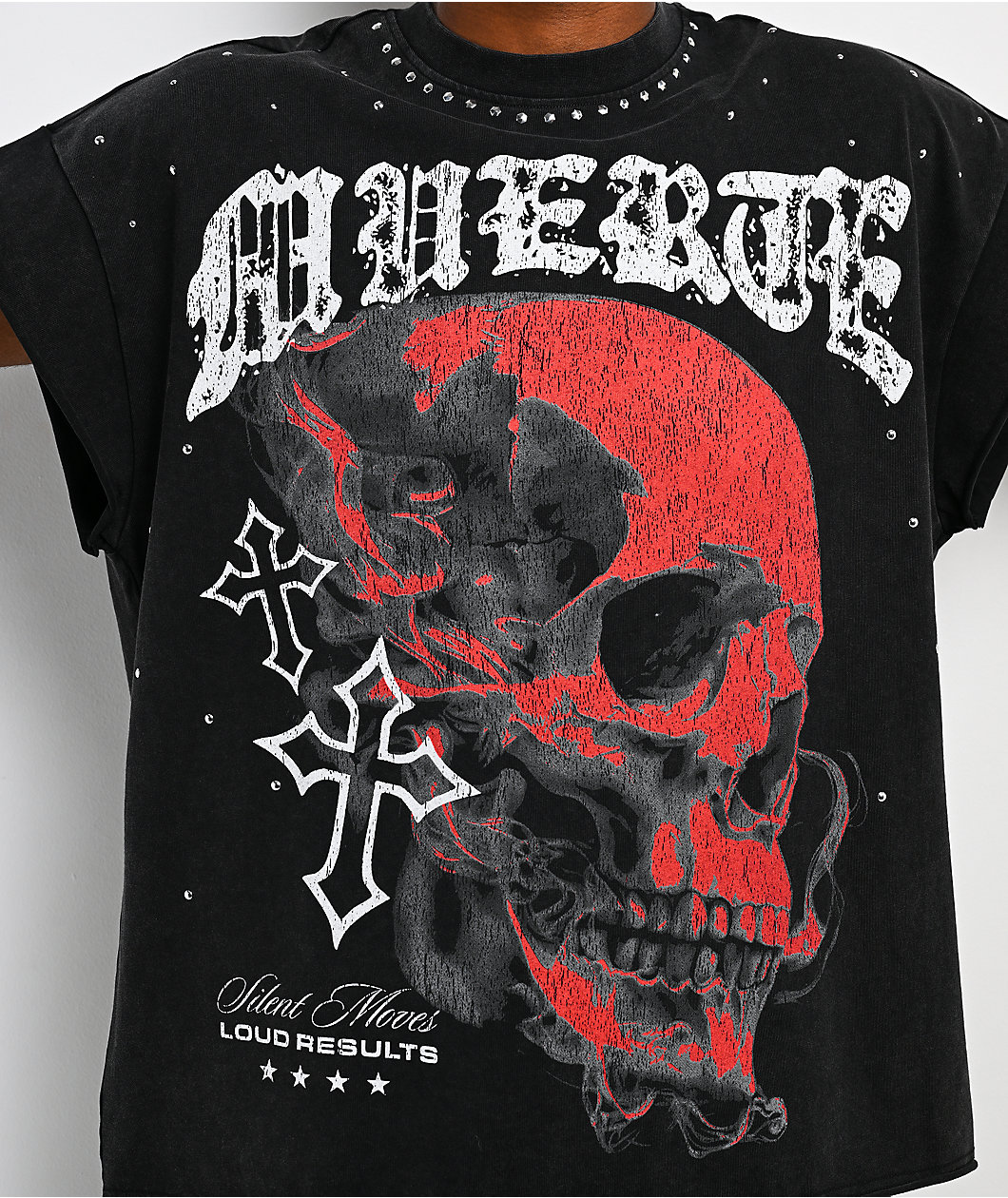 Hasta Muerte Loud Results Black Tank Top
