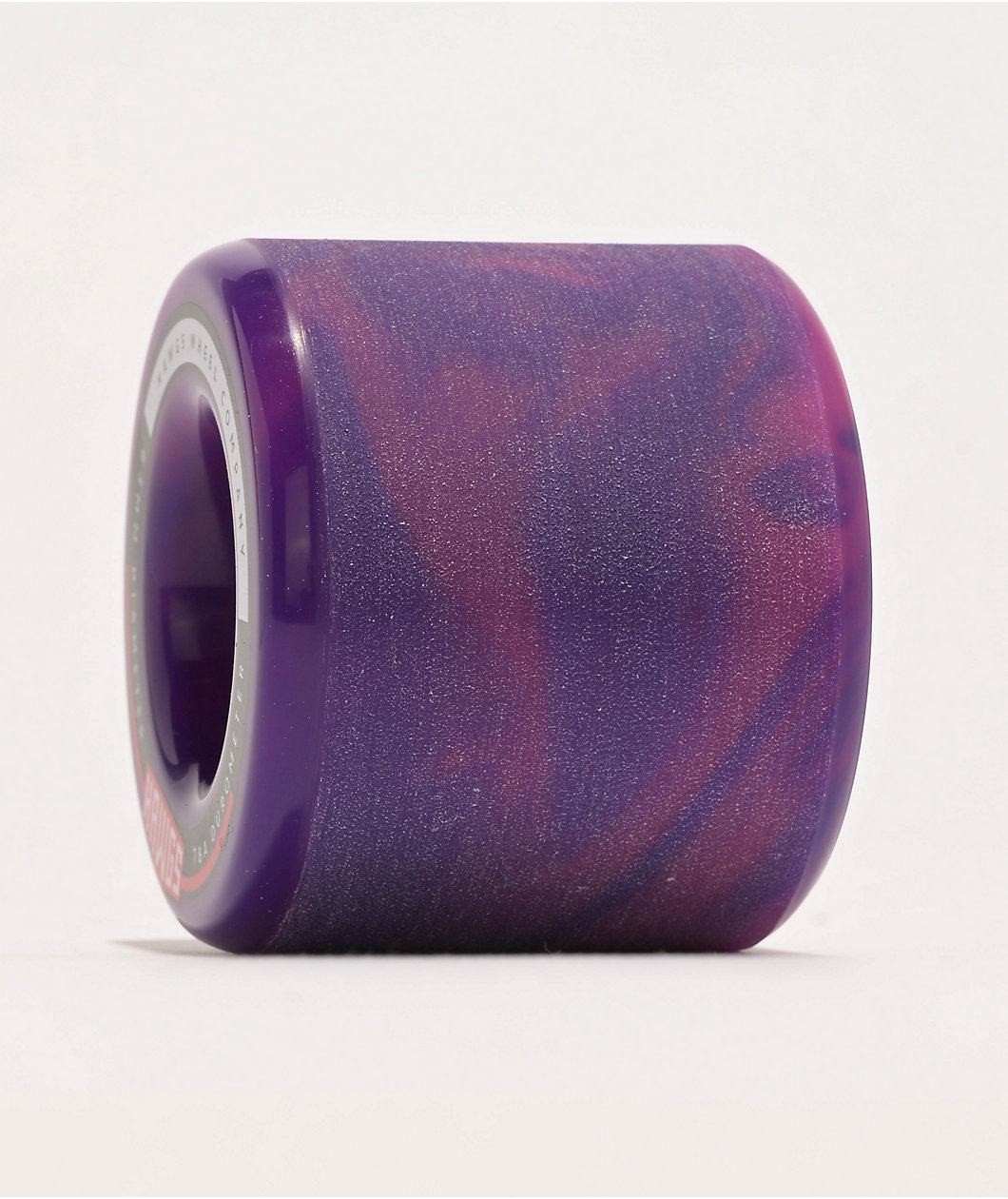 Hawgs Fatty 63mm 78a Purple & Pink Swirl Cruiser Skateboard Wheels