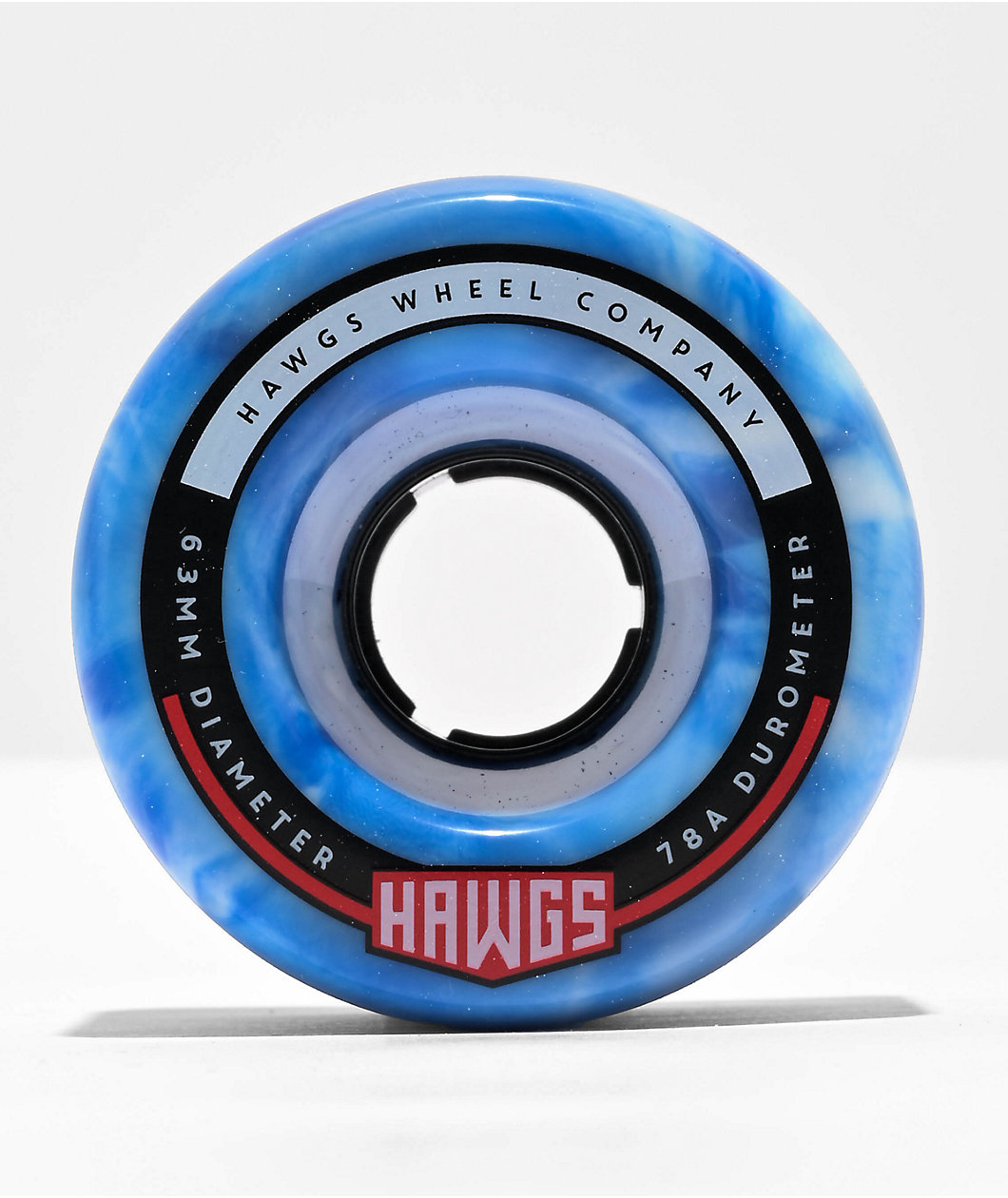 Hawgs Fatty 63mm 78a Sky Blue Cruiser Wheels