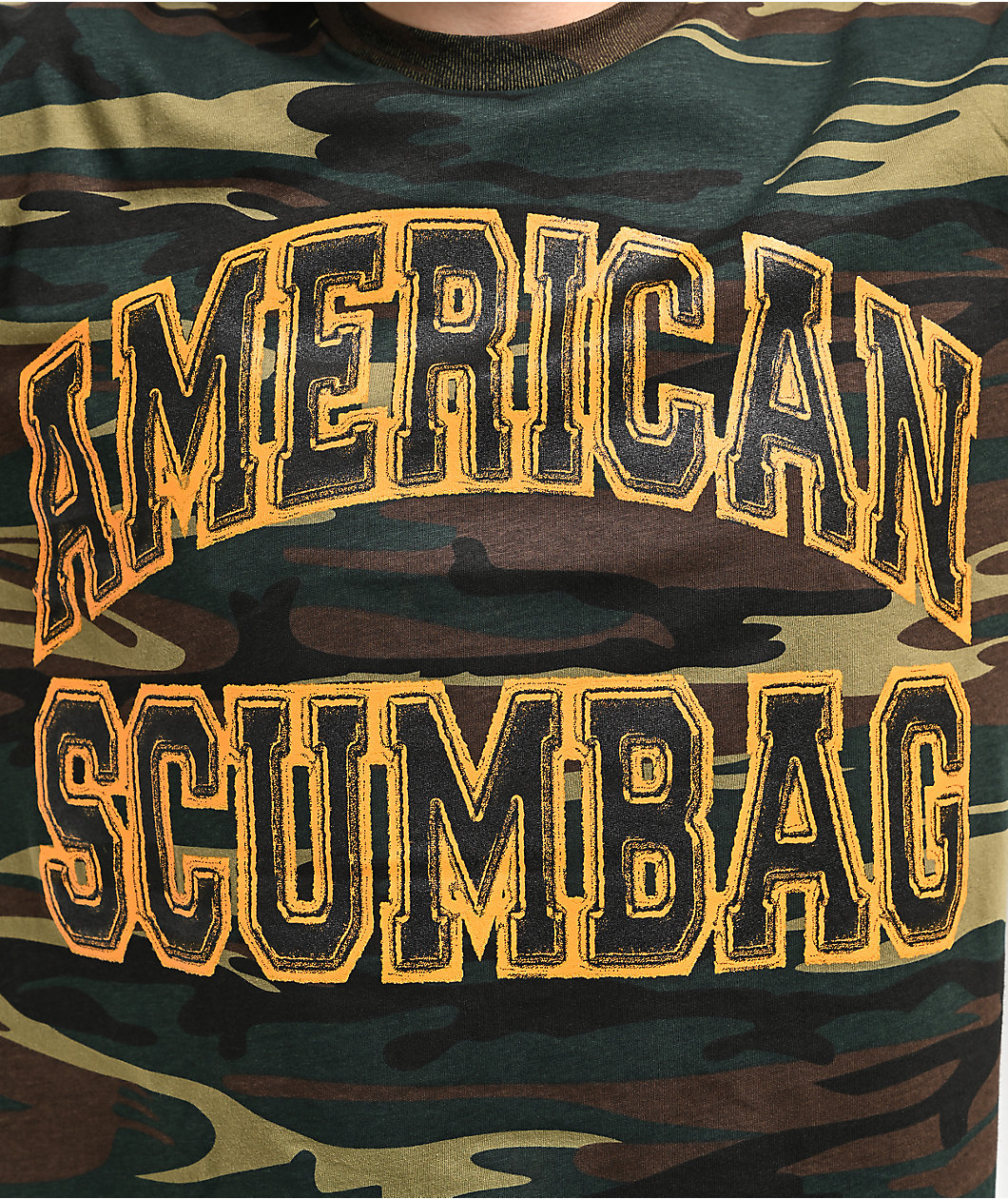 Hazheart American Scumbag Camo T-Shirt