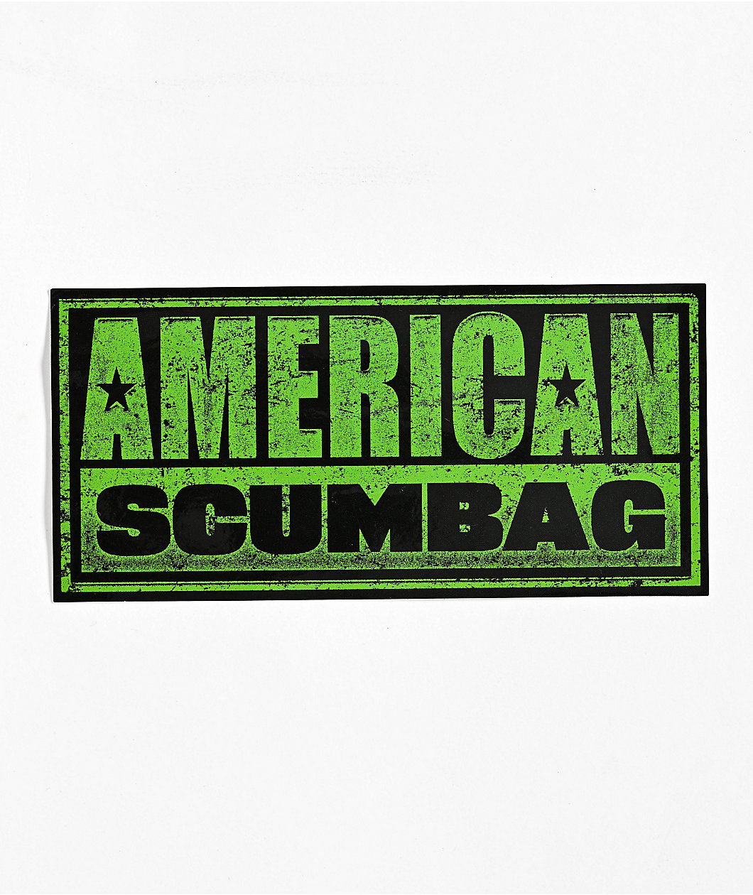 Hazheart American Scumbag Logo Sticker