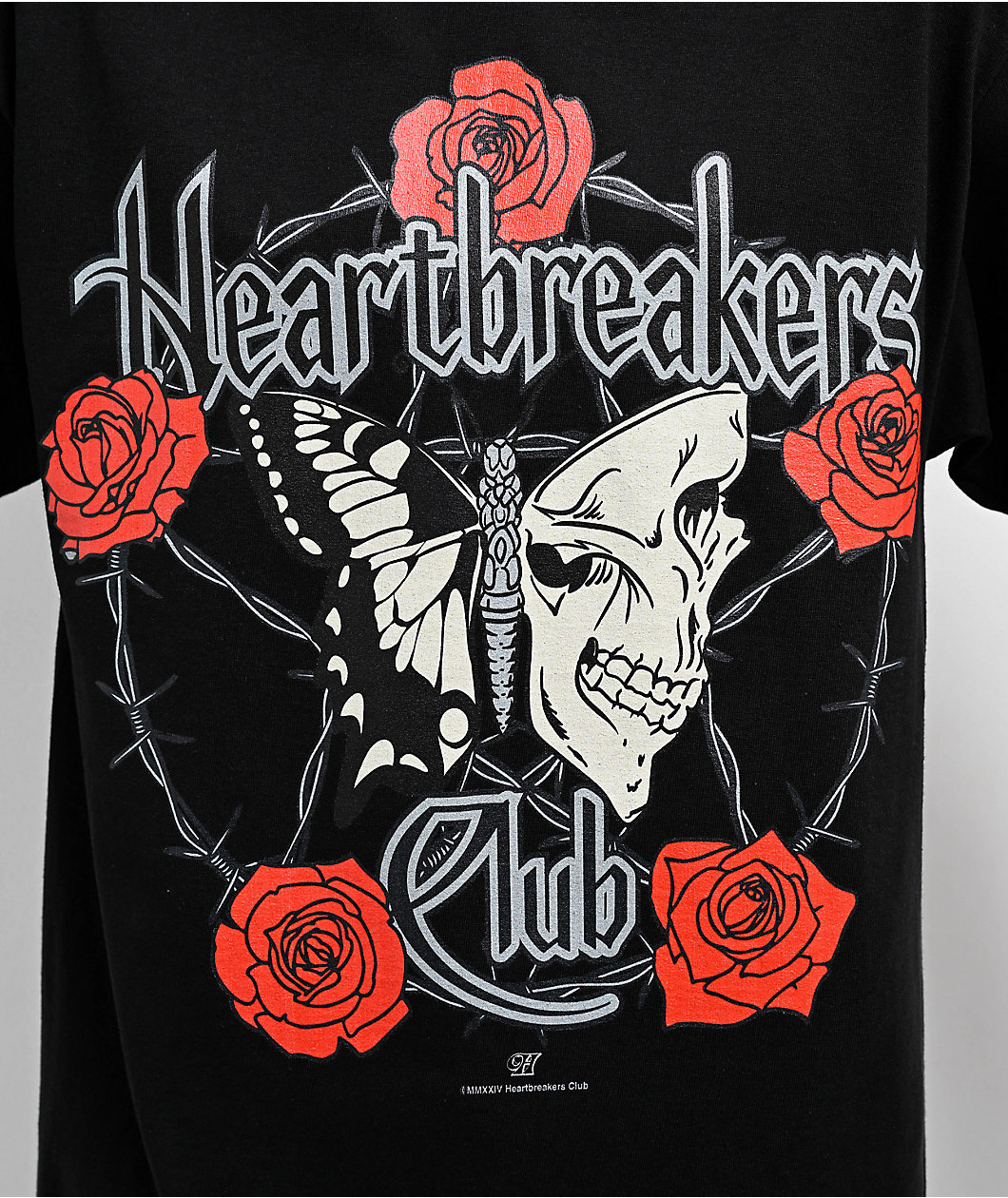 Heartbreakers Club Crown Black T-Shirt