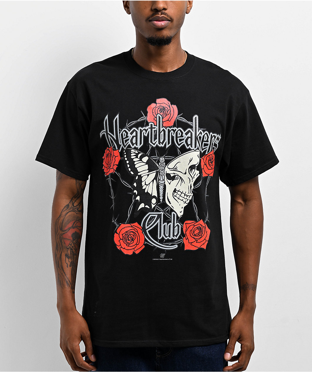 Heartbreakers Club Crown Black T-Shirt