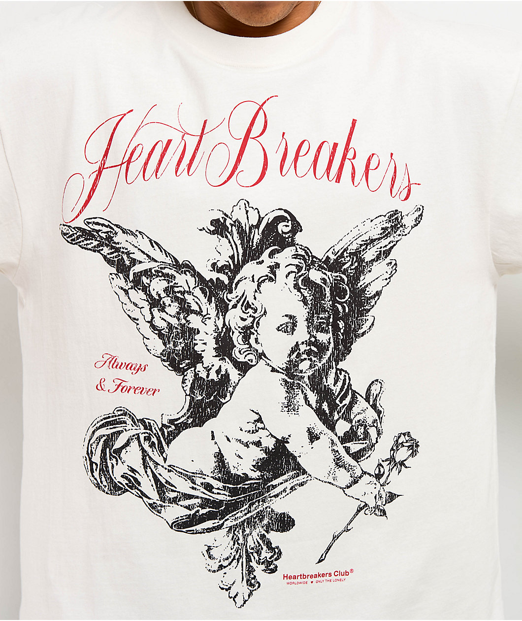Heartbreakers Club Forever White Heavyweight T-Shirt