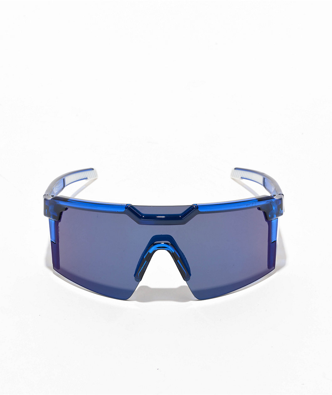 Heat Wave Future Tech Translucent Blue Sunglasses