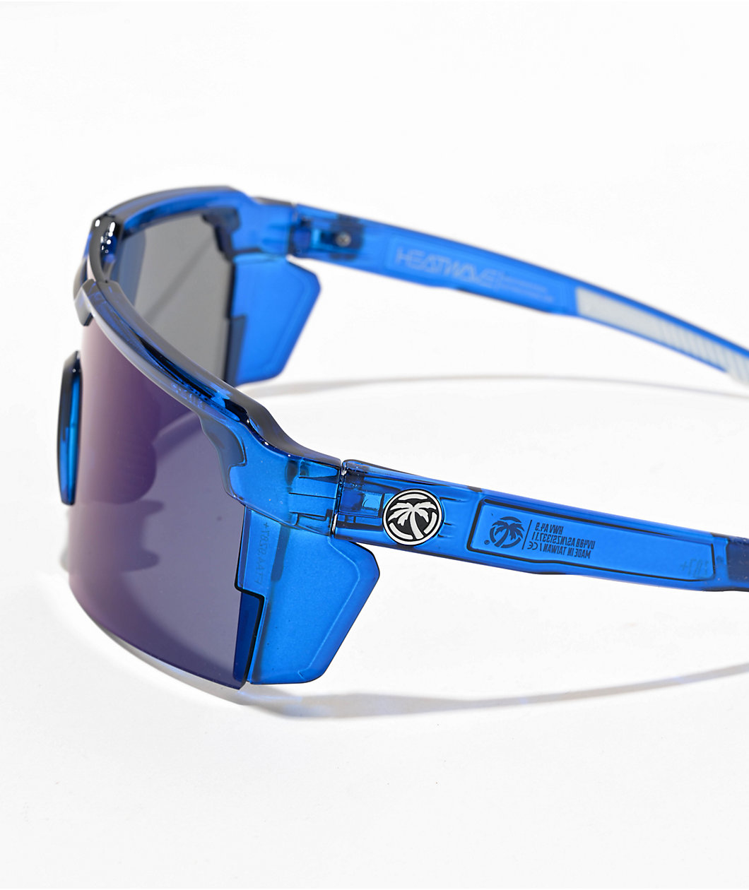 Heat Wave Future Tech Translucent Blue Sunglasses