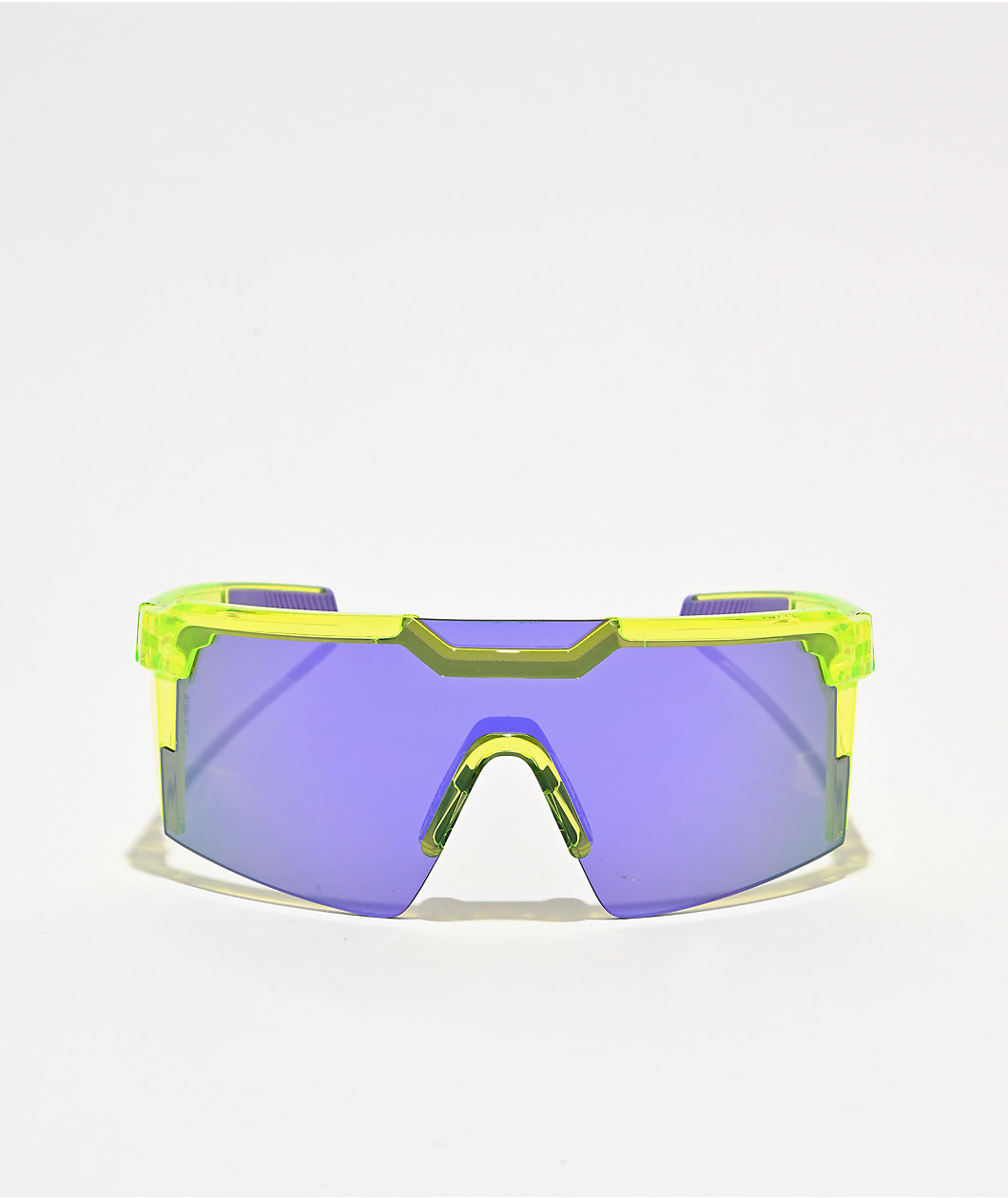 Heat Wave Future Tech Z87+ Antifreeze Blue & Yellow Polarized Sunglasses