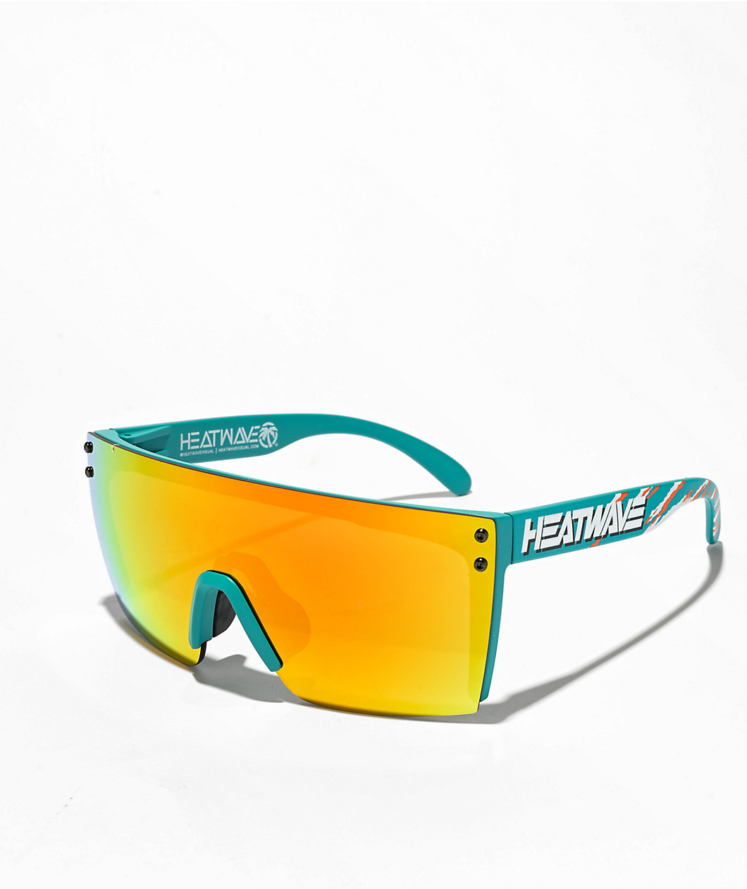 Heat Wave Lazer Face Bolt Smoker V2 Turquoise Sunglasses
