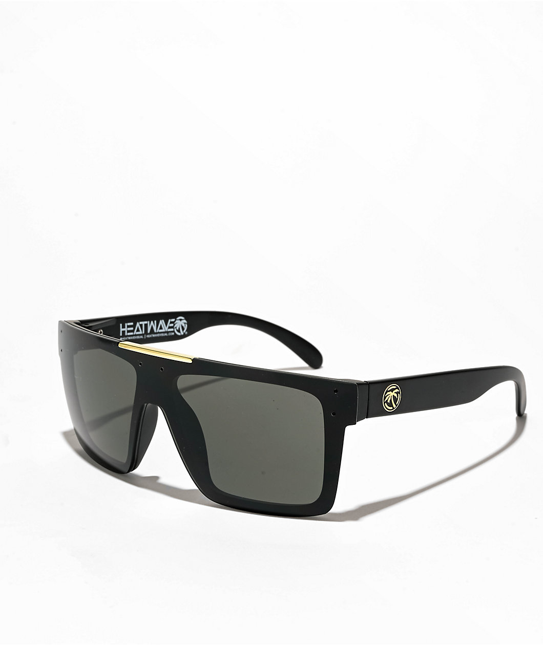 Heat Wave Quatro Black & Gold Sunglasses