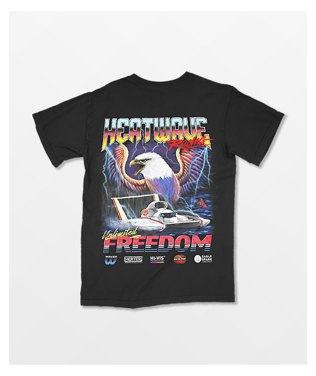 Heat Wave Unlimited Freedom Black T-Shirt