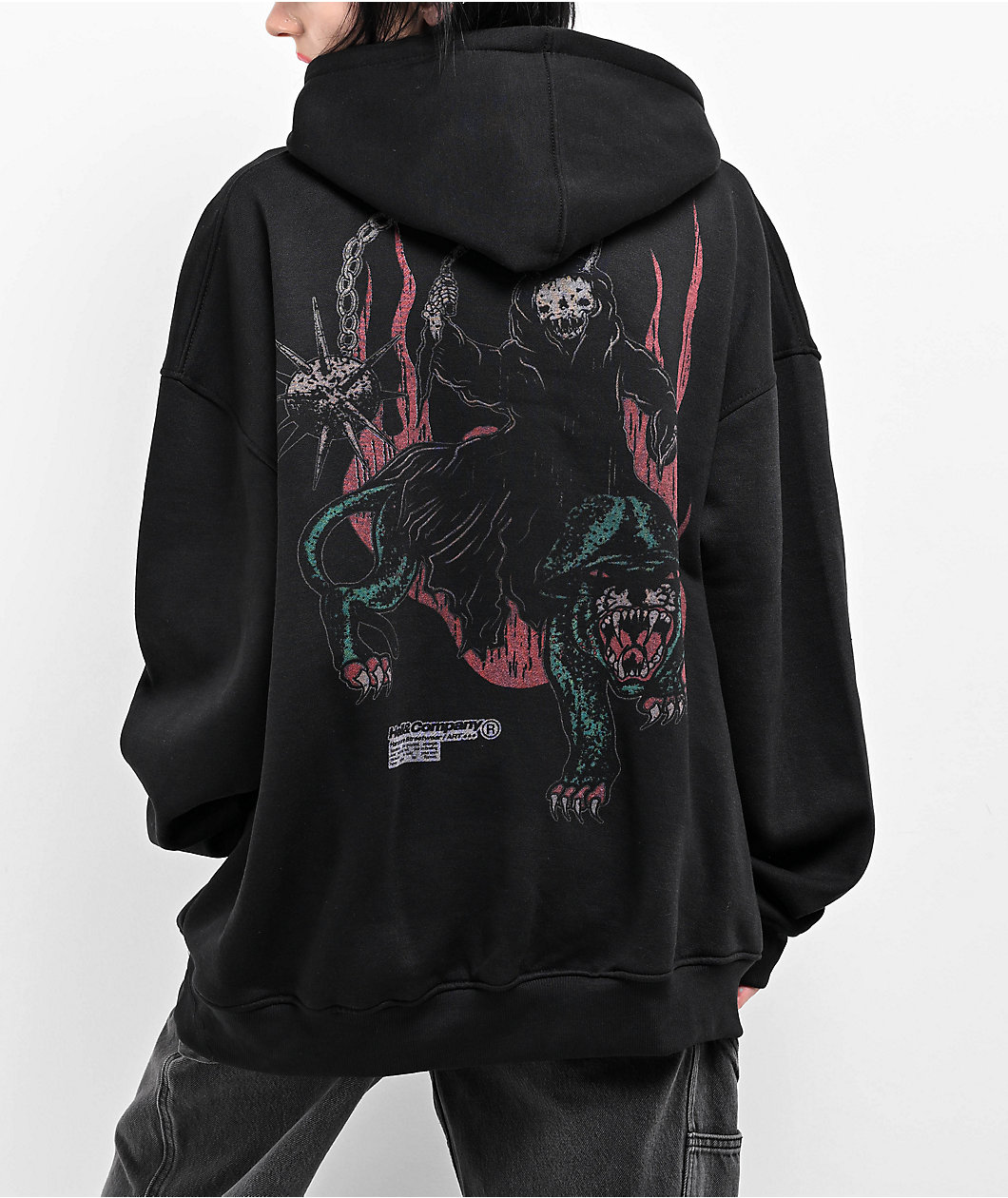 Hell & Company Blood Spills Black Hoodie