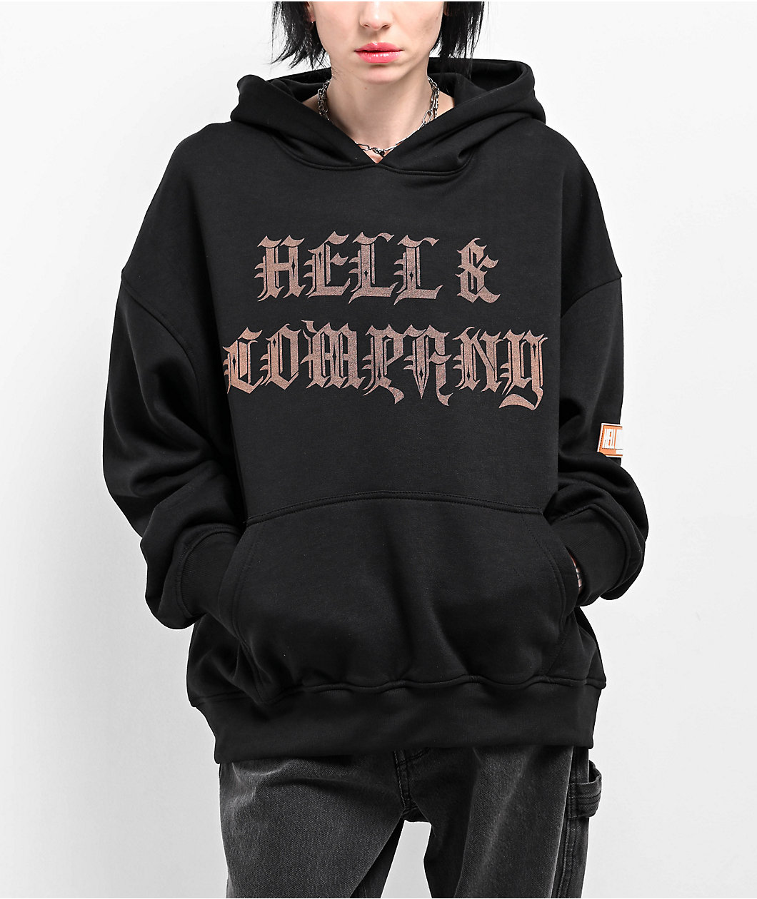 Hell & Company Brain Case Black Hoodie