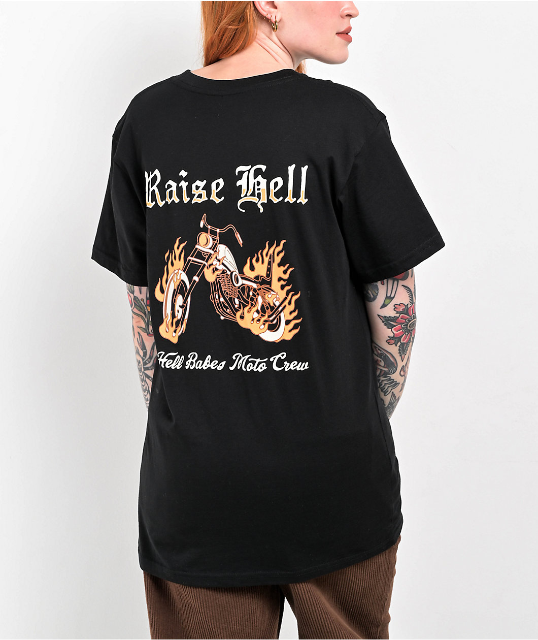 Hell Babes Raise Hell Black T-Shirt