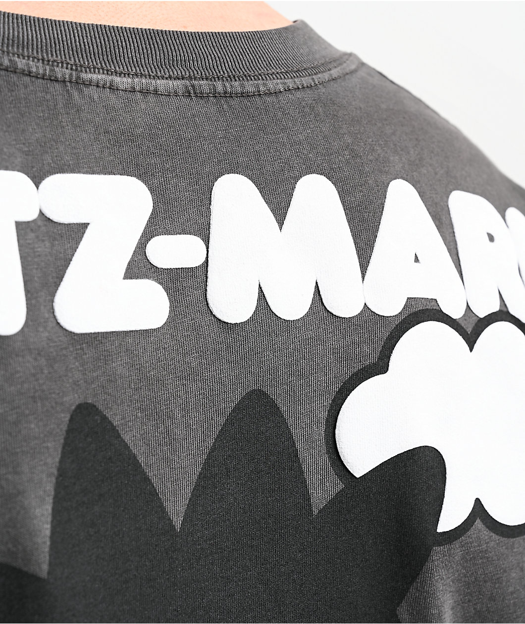 Hello Kitty® & Friends | A.LAB Badtz-maru™ Over The Rainbow Vintage Black T-Shirt