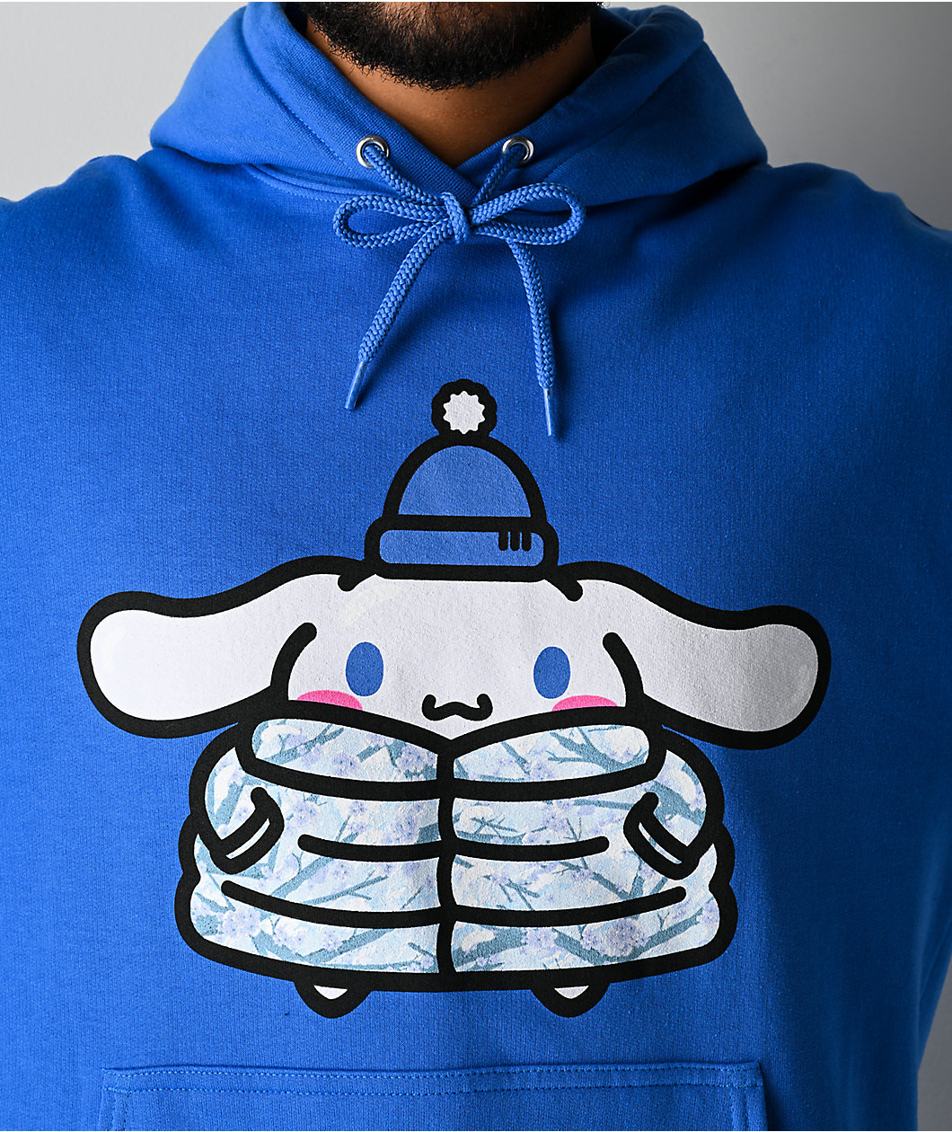 Hello Kitty® & Friends | A.LAB Cinnamoroll™ Camo Puffer Blue Hoodie