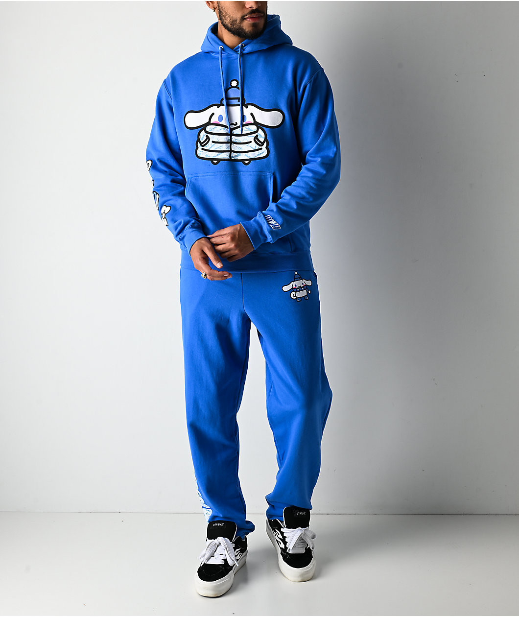 Hello Kitty® & Friends | A.LAB Cinnamoroll™ Camo Puffer Blue Hoodie