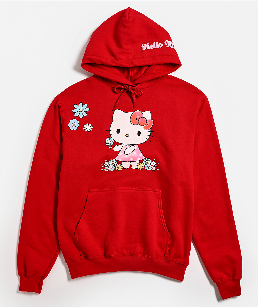 Hello Kitty® & Friends | A.LAB Hello Kitty® Pink Ribbon Red Hoodie