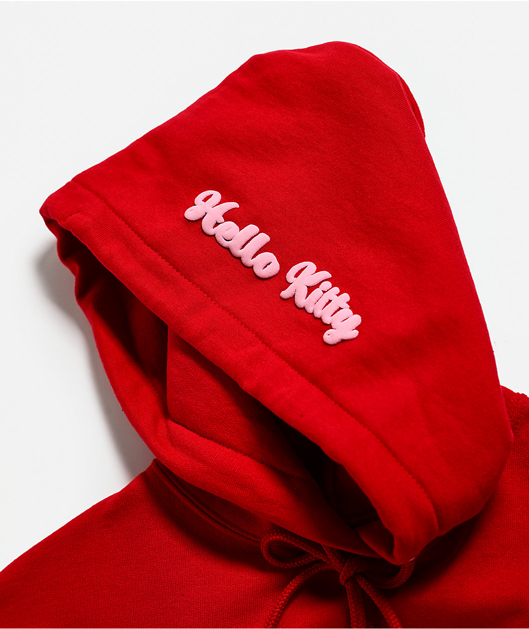 Hello Kitty® & Friends | A.LAB Hello Kitty Pink Ribbon Red Hoodie