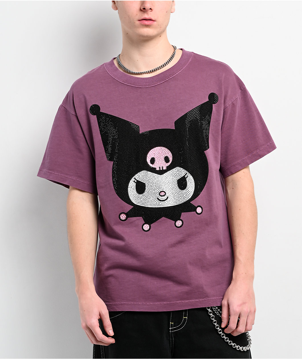 Hello Kitty® & Friends | A.LAB Kuromi™ Over The Rainbow Purple T-Shirt