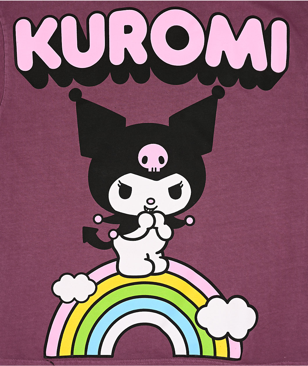 Hello Kitty® & Friends | A.LAB Kuromi™ Over The Rainbow Purple T-Shirt