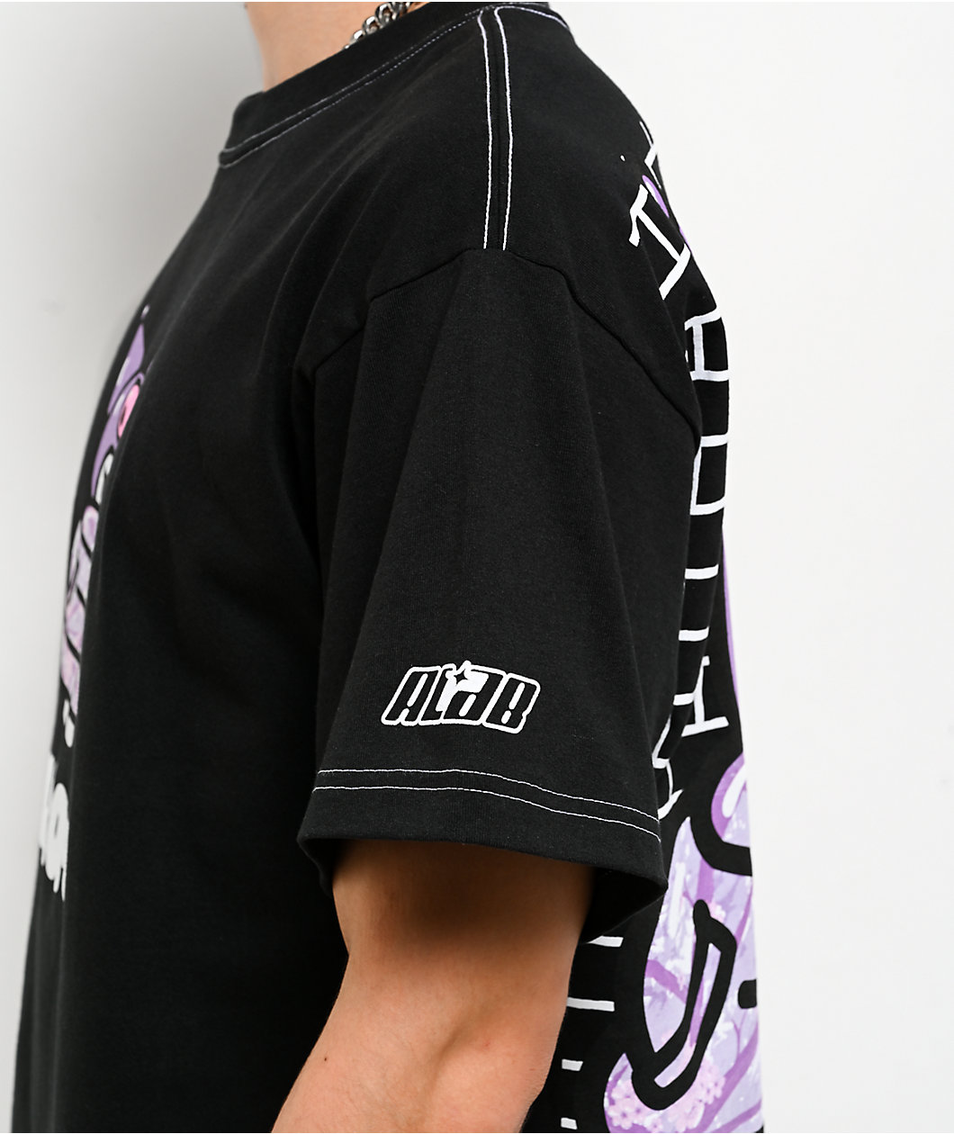 Hello Kitty® & Friends | A.LAB Kuromi™ Puffer Black T-Shirt