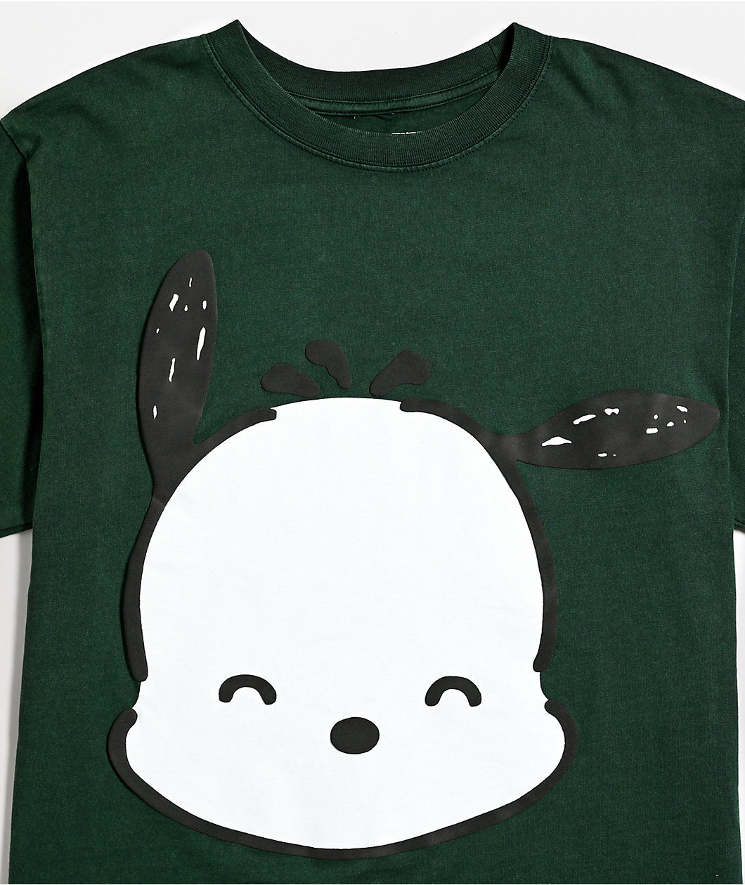Hello Kitty® & Friends | A.LAB Pochacco™ Over The Rainbow Green T-Shirt