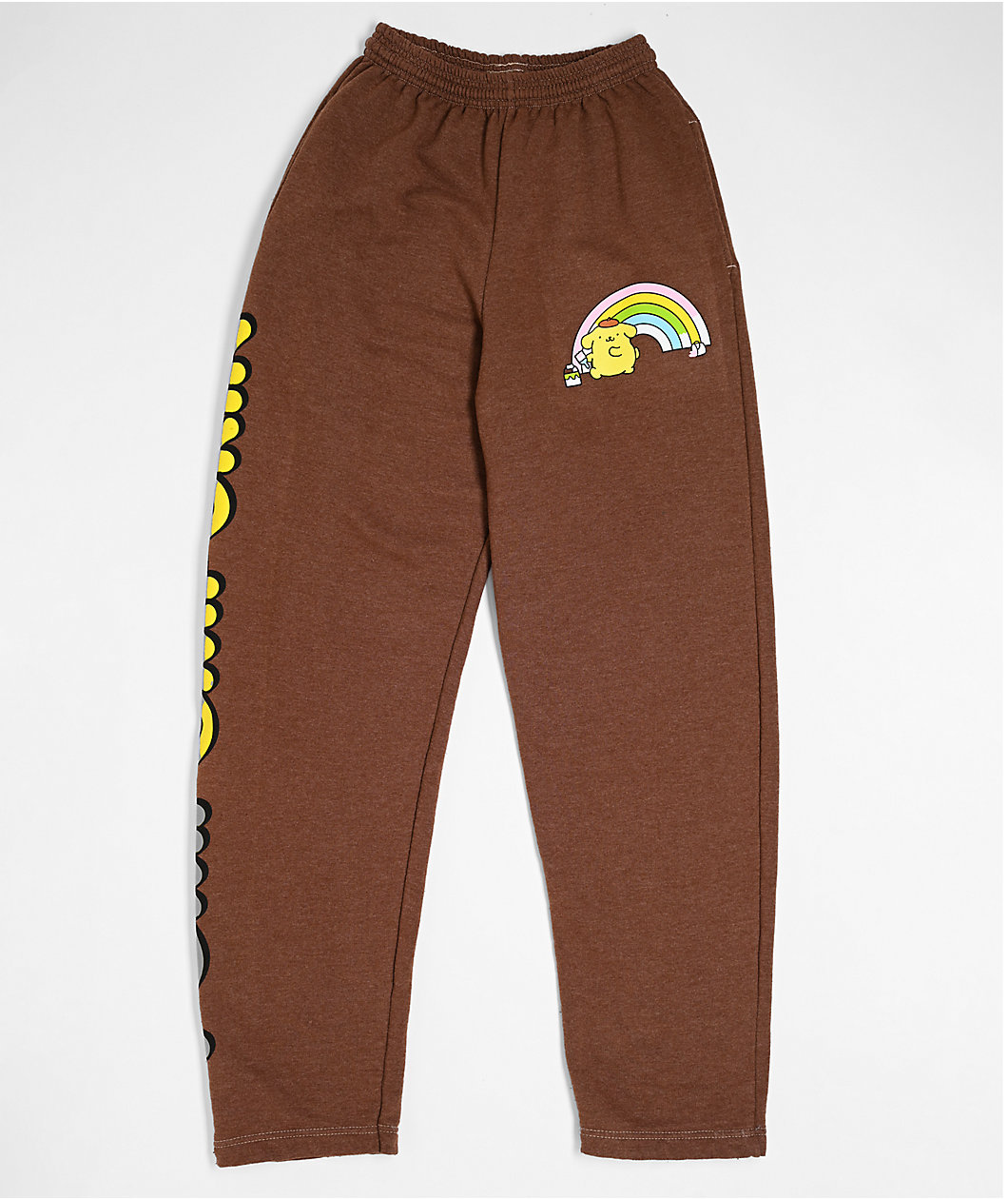 Hello Kitty® & Friends | A.LAB Pompompurin™ Over The Rainbow Brown Sweatpants