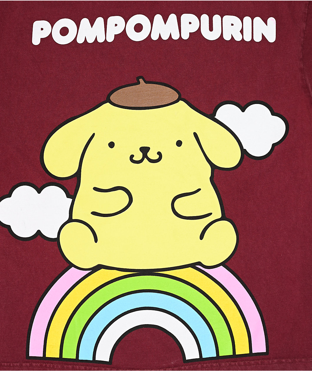 Hello Kitty® & Friends | A.LAB Pompompurin™ Over The Rainbow Brown T-Shirt