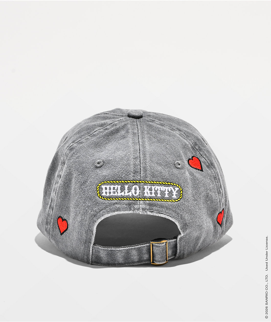 Hello Kitty® And Friends | A.LAB Hello Kitty® Cowgirl Grey Strapback Hat
