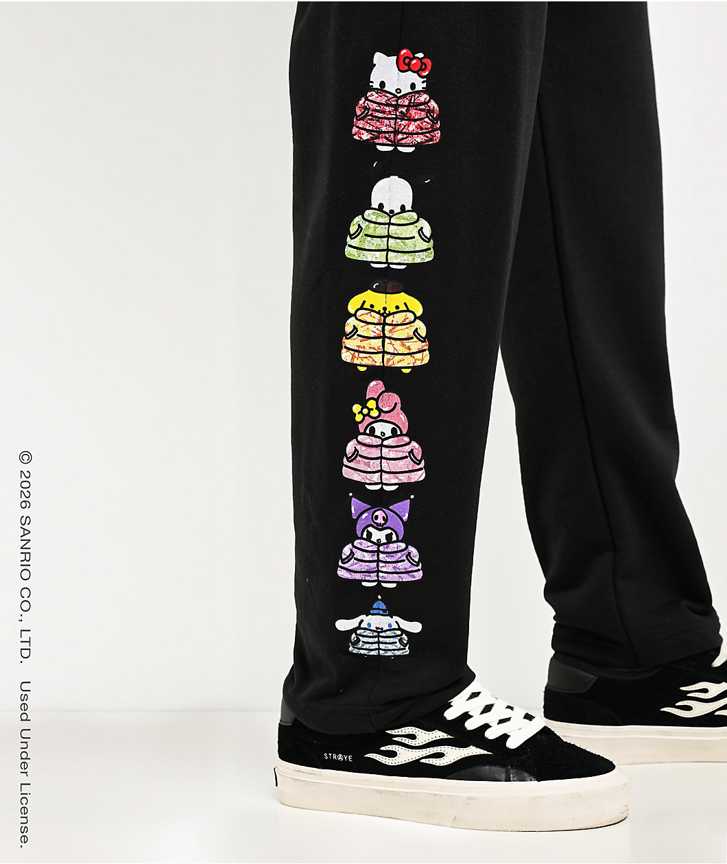 Hello Kitty® And Friends | A.LAB Hello Kitty And Friends Black Sweatpants
