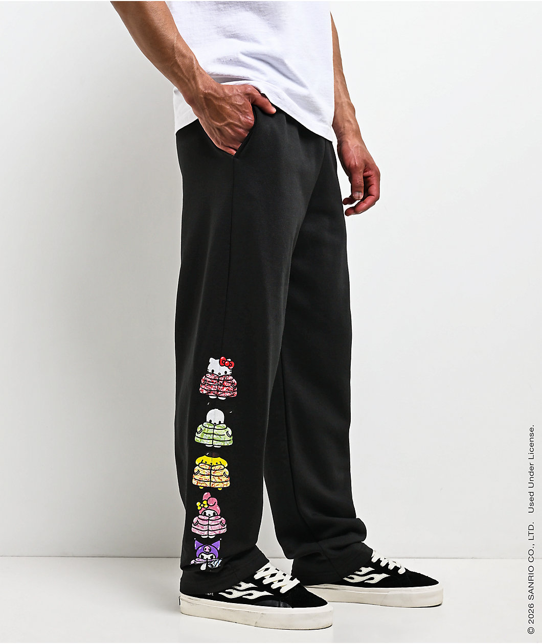 Hello Kitty® And Friends | A.LAB Hello Kitty And Friends Black Sweatpants