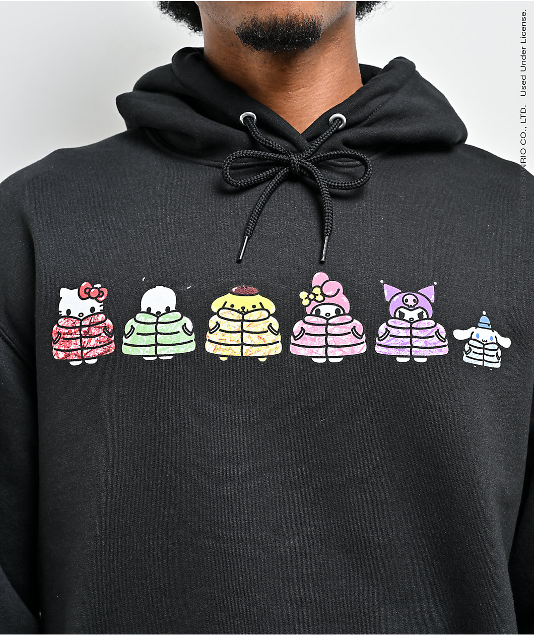 Hello Kitty® and Friends | A.LAB Camo Puffer Black Hoodie