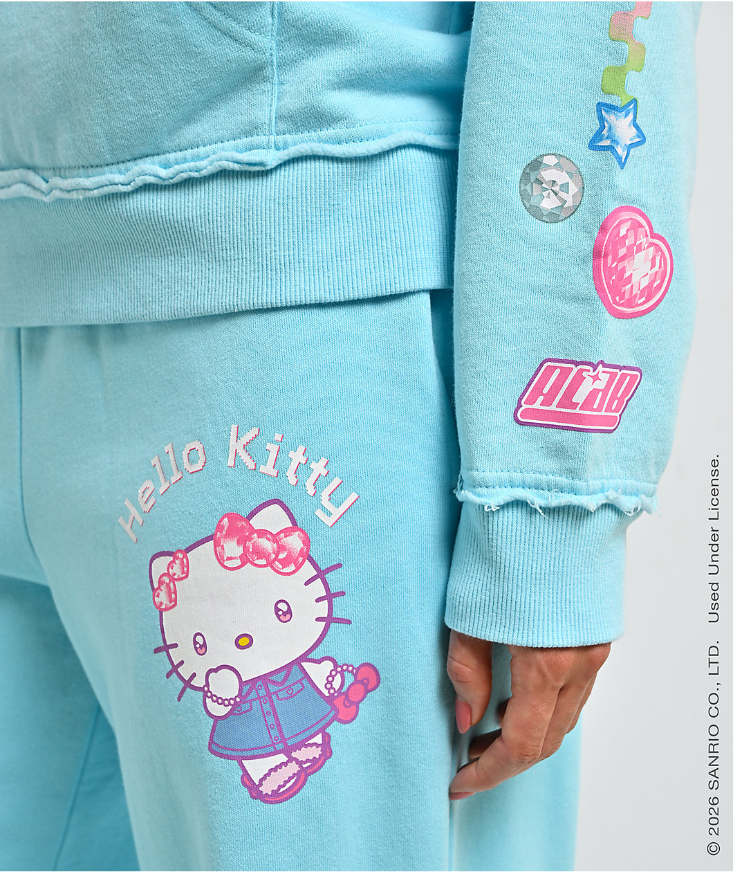 Hello Kitty® and Friends | A.LAB Hello Kitty® Digital Dream Blue & Purple Hoodie
