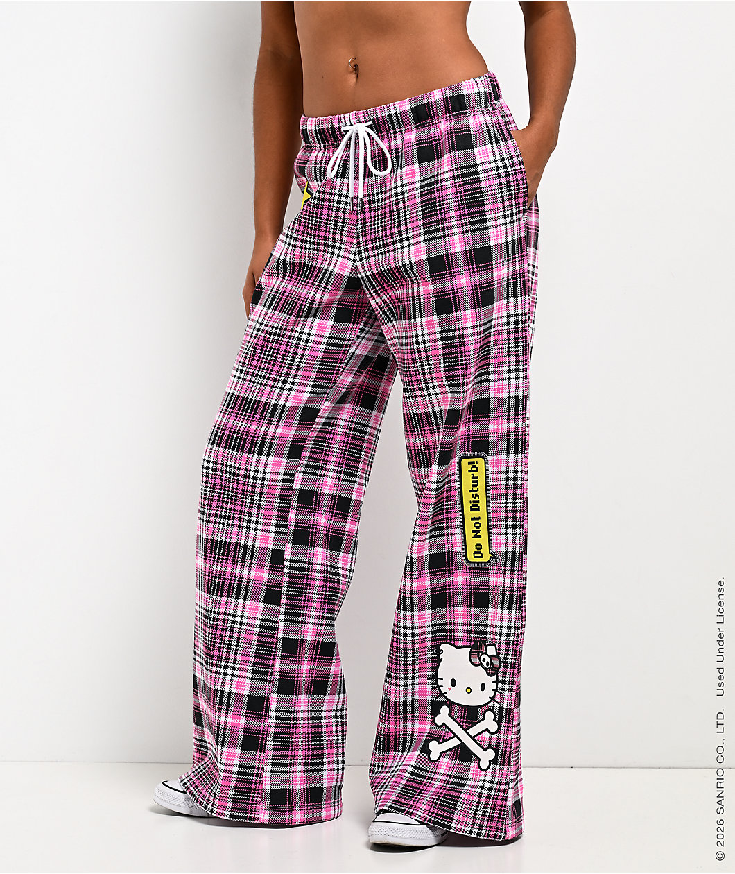 Hello Kitty® and Friends | A.LAB Hello Kitty® Punkyfun Pink Plaid Sweatpants
