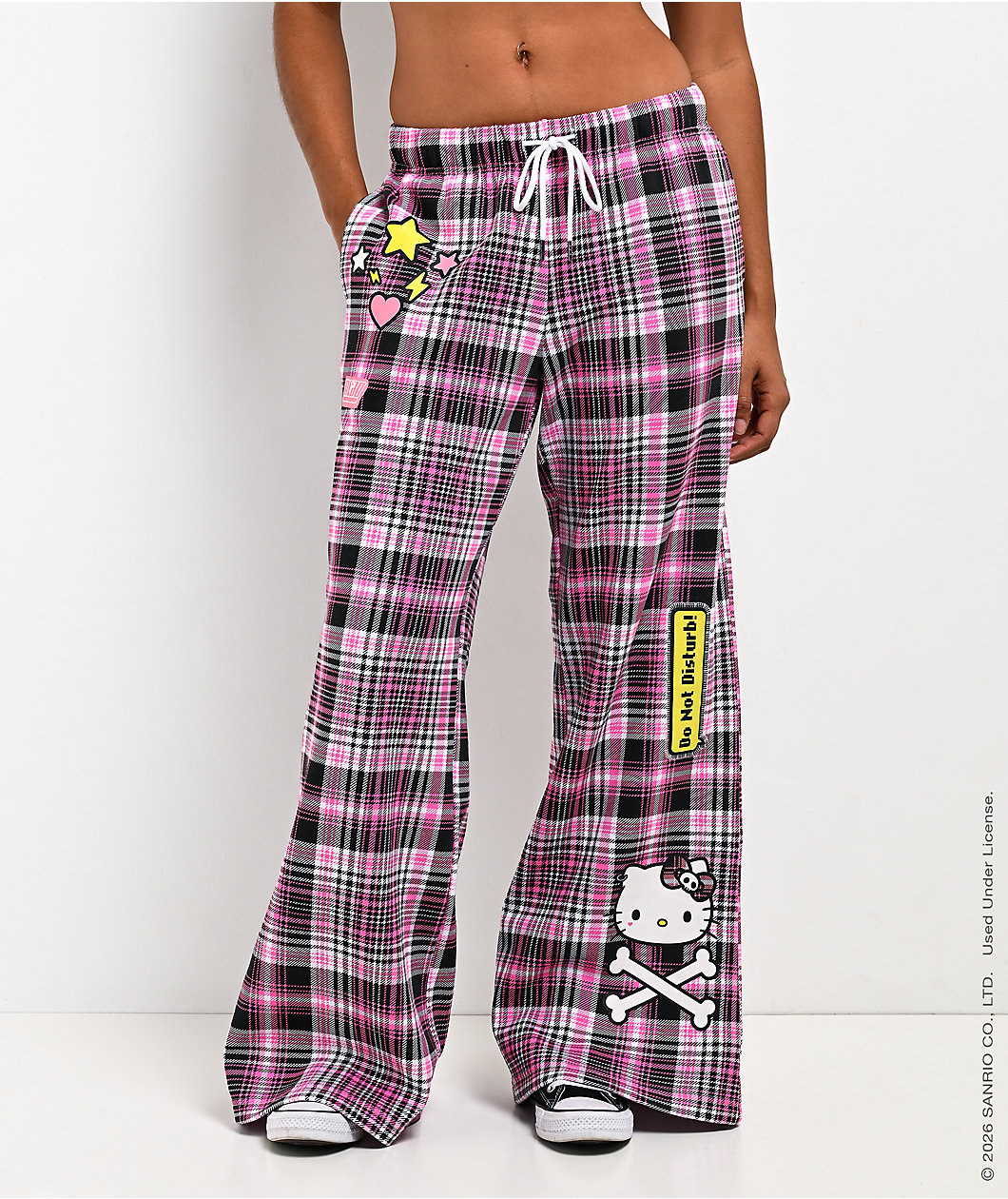 Hello Kitty® and Friends | A.LAB Hello Kitty® Punkyfun Pink Plaid Sweatpants