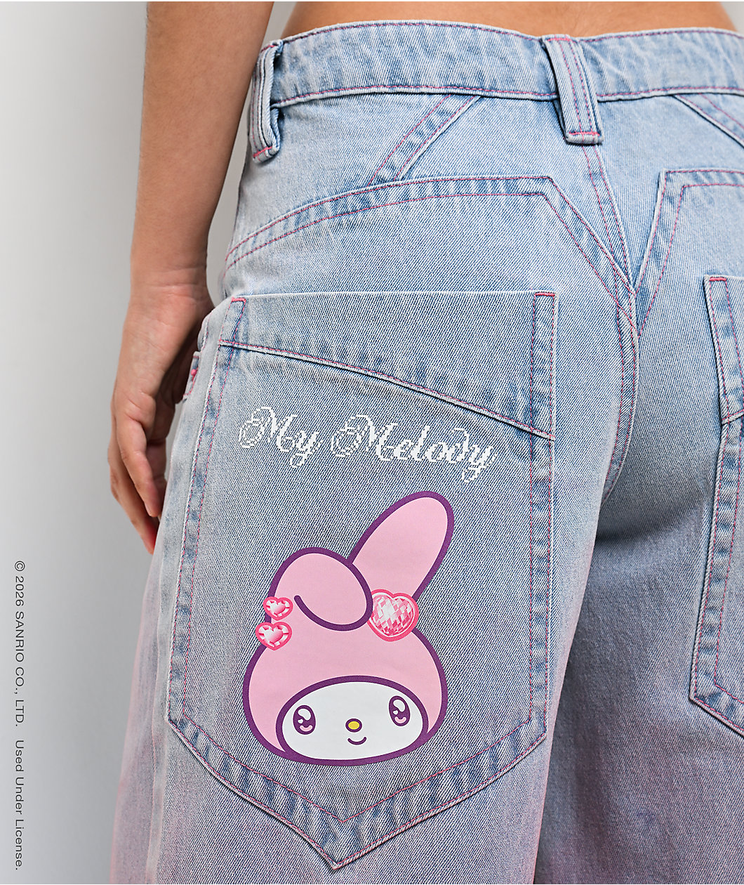 Hello Kitty® and Friends | A.LAB My Melody™ Digital Dream Analog Blue & Pink Jeans
