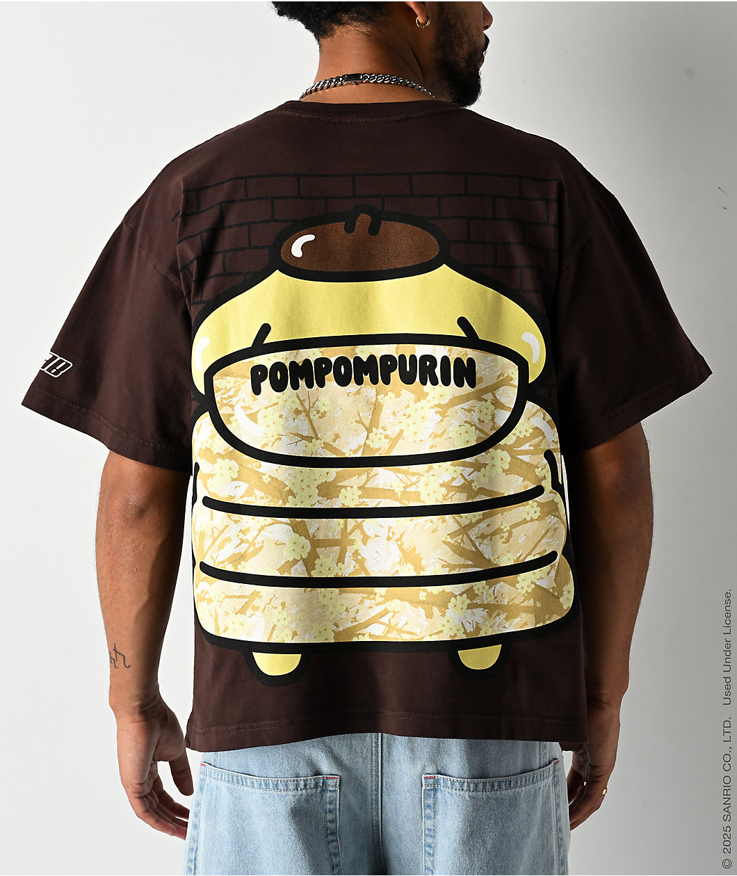 Hello Kitty® and Friends | A.LAB Pompompurin™ Camo Puffer Brown T-Shirt