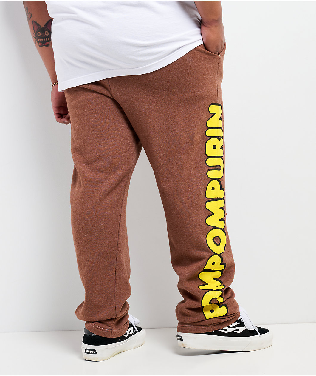 Hello Kitty® and Friends | A.LAB Pompompurin™ Over The Rainbow Brown Sweatpants