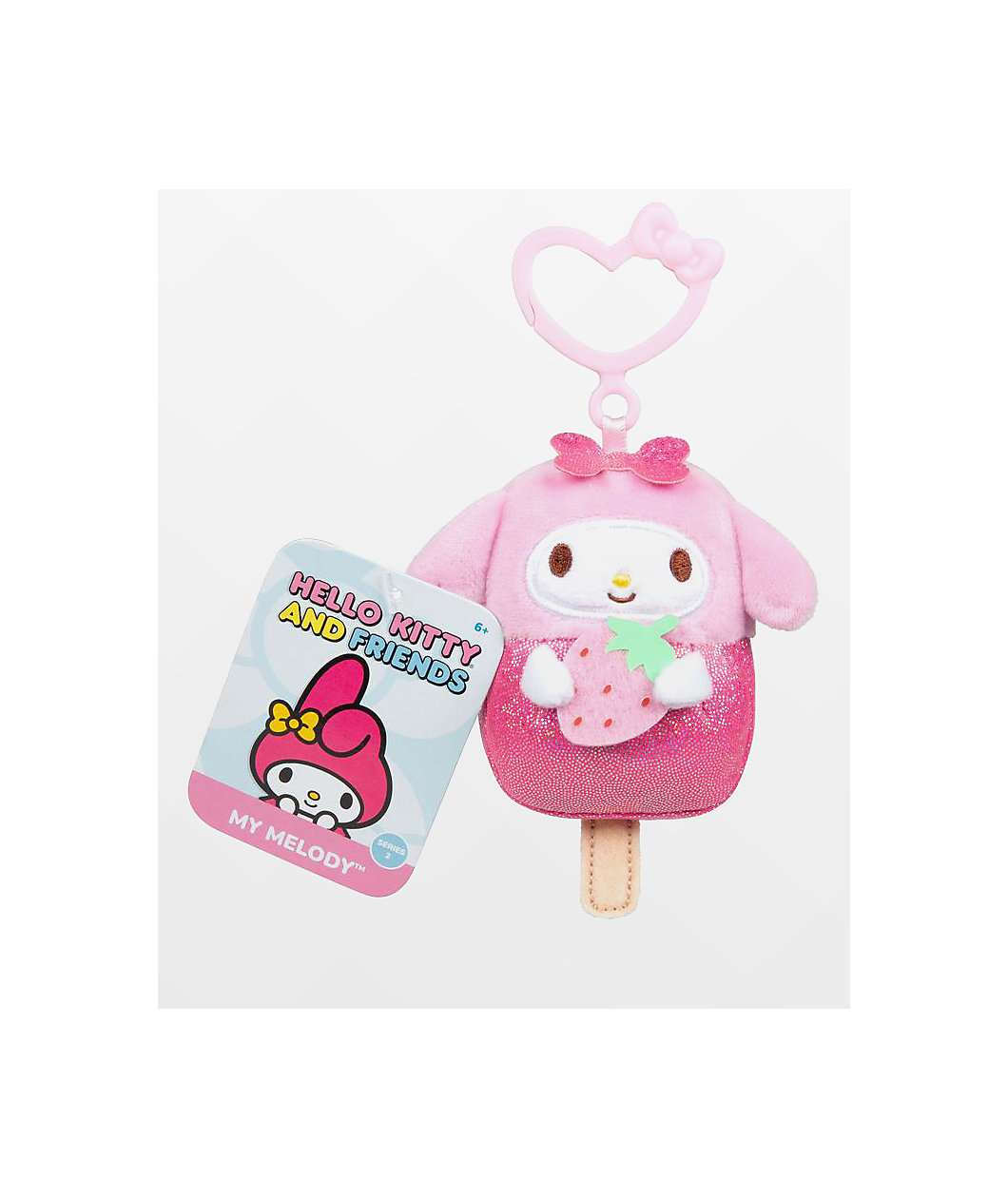 Hello Kitty & Friends Popsicle Assorted Plush Bag Charm