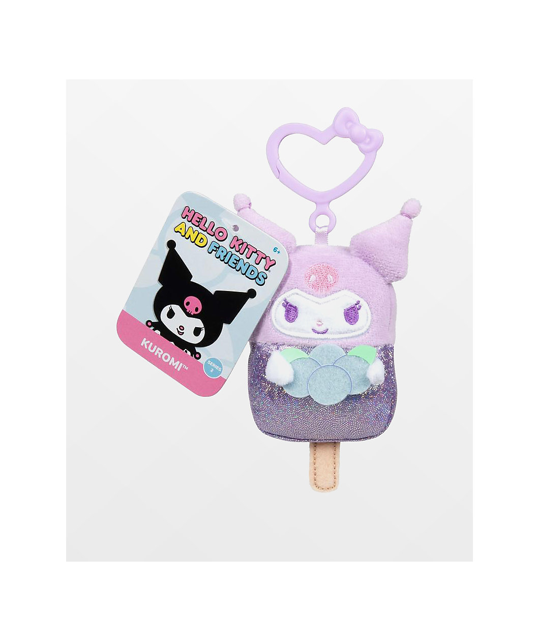 Hello Kitty & Friends Popsicle Assorted Plush Bag Charm