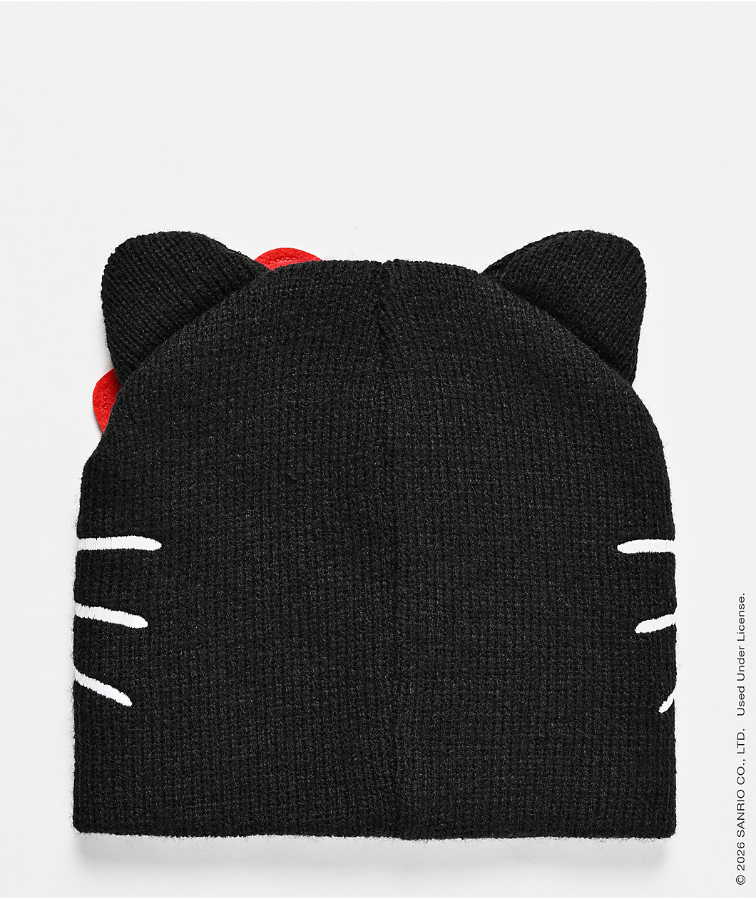 Hello Kitty Black Skully Beanie