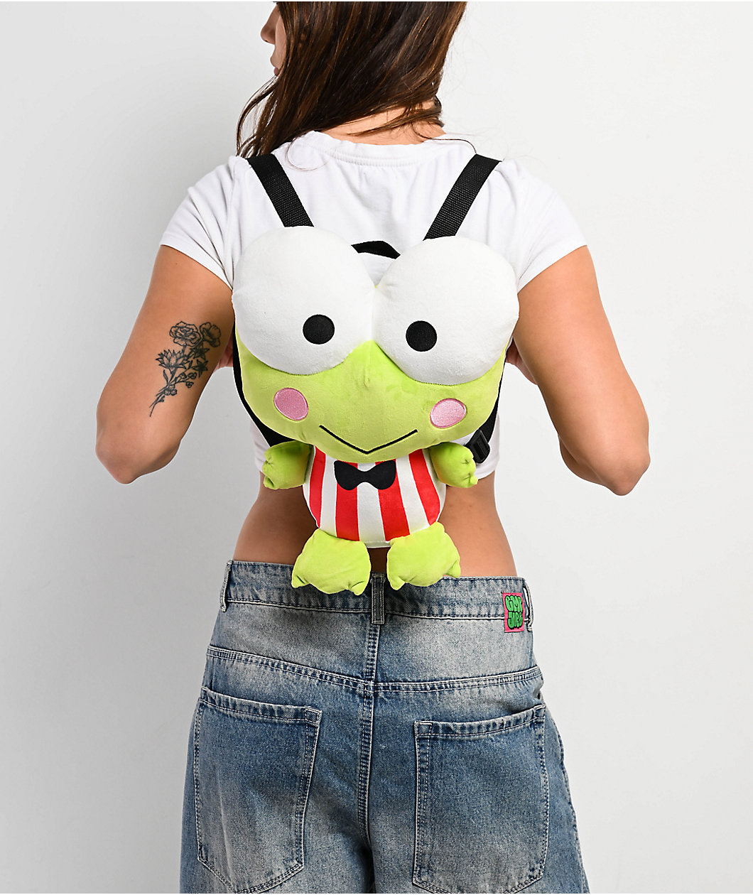 Hello Kitty Keroppi Plush Backpack