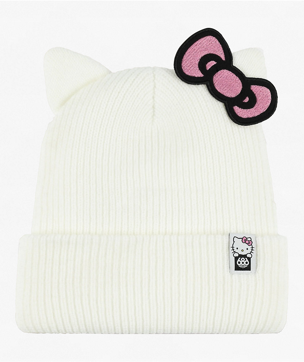 Hello Kitty x 686 Tall White Beanie