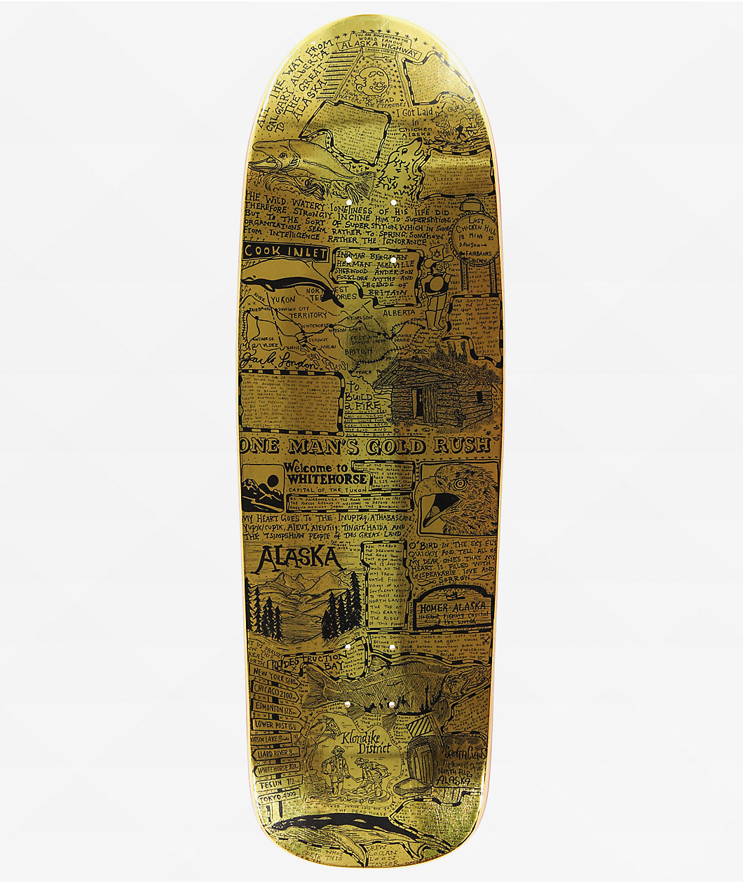 Heroin Questions Gold Rush 10" Skateboard Deck