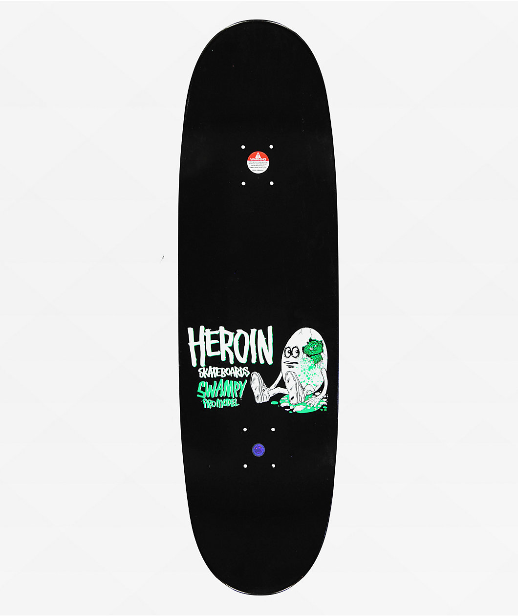 Heroin Swampy Alligator Egg Symmetrical 9.25" Skateboard Deck