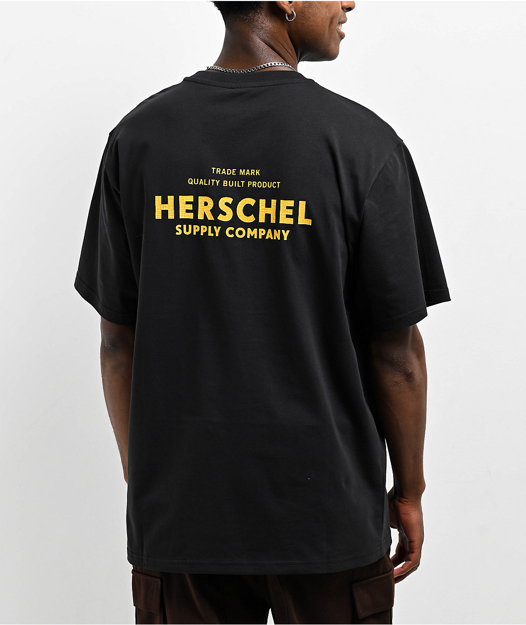 Herschel Supply Co. Black & Yellow Shop T-Shirt