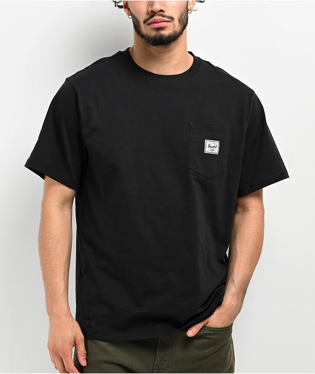 Herschel Supply Co. Black Pocket T-Shirt